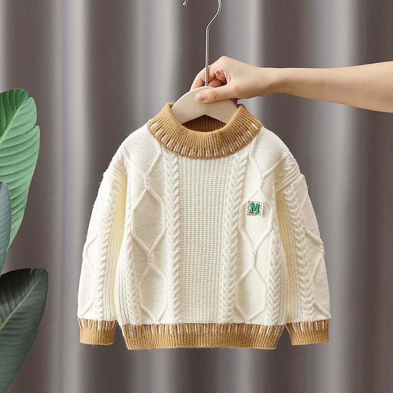 宝宝毛衣针织衫秋冬纯棉男童套头线衣儿童上衣女童中小童打底衫潮,童装/婴儿装/亲子装,毛衣/针织衫,淘宝优惠券,粉丝福利购,淘宝优惠卷