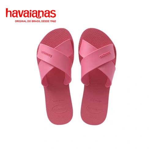 HavaianasAqua交叉一字拖鞋
