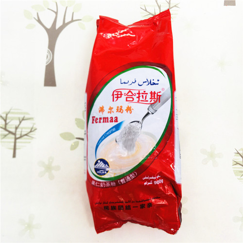 IHLAS新疆特产 伊合拉斯奶茶粉速溶款咖啡伴侣咸味果仁奶茶900g装