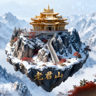 洛阳老君山冰箱贴河南文创金属磁贴旅游景点纪念品伴手礼送朋友