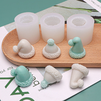 圣诞香薰蜡烛摆件硅胶模具