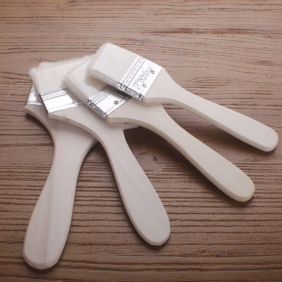 木柄羊毛刷大中小号蛋液刷面包