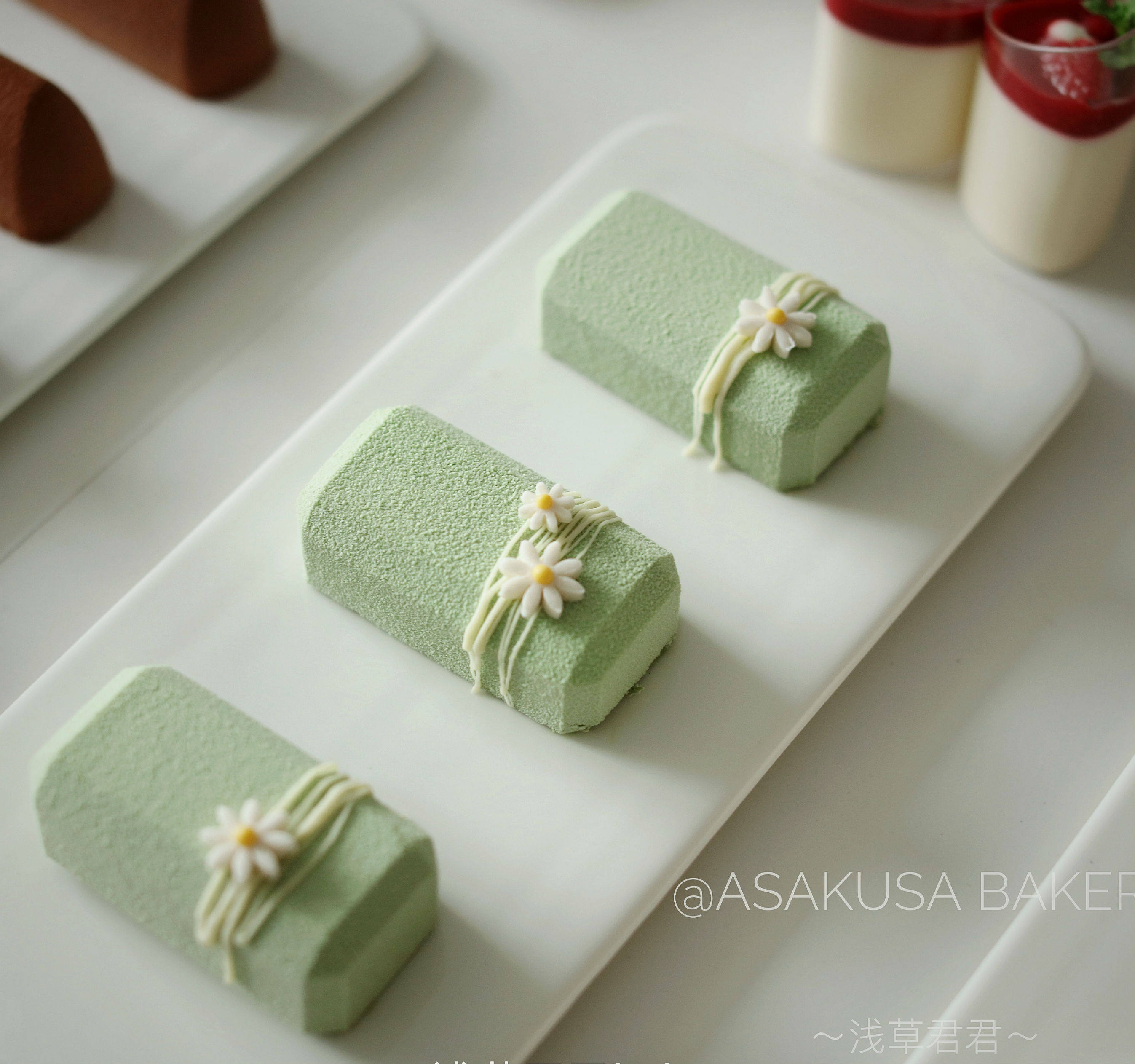 意大利同款慕斯蛋糕模6连金砖造型蛋糕模具DIY烘焙巧克力慕斯模具