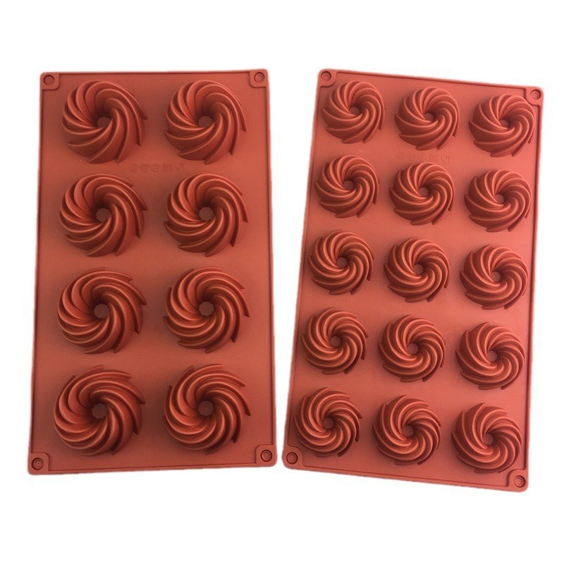 咕咕霍夫奶油曲奇硅胶模具螺旋状烘焙蛋糕饼干甜甜圈翻糖QQ工具