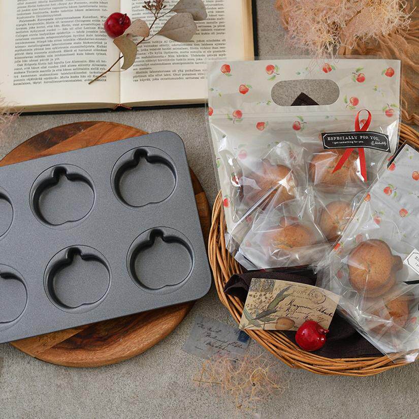 加厚卡通可爱苹果不沾烤盘贝壳碳钢蛋糕模具甜甜圈模饼干点心模具