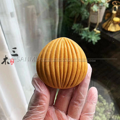 异形75克50克贝壳栗子立体模具1模2片塑料手压中式月饼模具印具