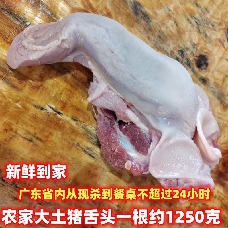 广东新鲜土猪猪心猪舌头现杀韶关