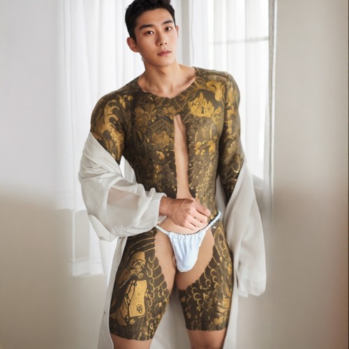 男士性感日式织绳丁字裤