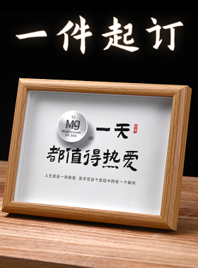 化学元素送同学老师生日快乐礼物
