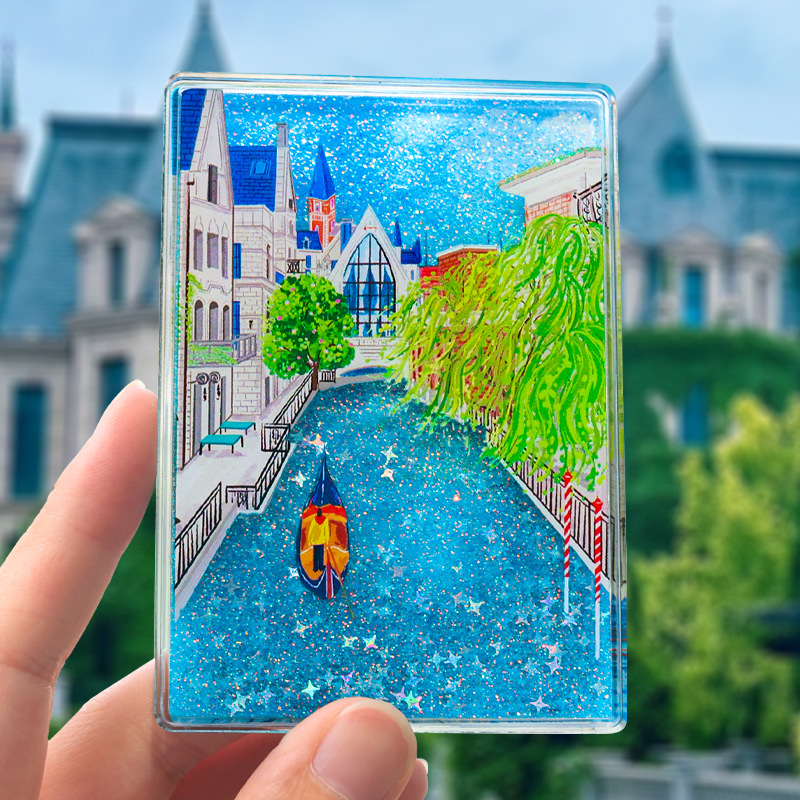 大连流沙冰箱贴星海广场金石滩磁贴跨海大桥星海湾大桥AR文创