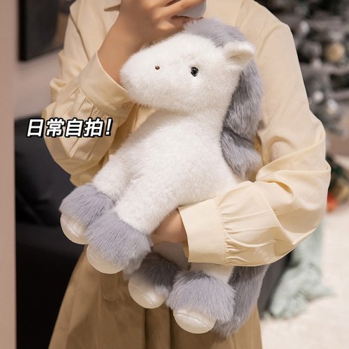 新款可爱小马公仔创意小马驹玩偶娃娃毛绒玩具马年吉祥物活动礼物