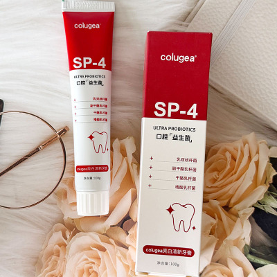 colugea SP-4益生菌牙膏亮白清新美白牙齿口腔护理口腔清洁清新