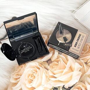 GECOMO双色雾感气垫眉膏双色眉粉防水防汗易上妆眉笔美妆彩妆眉膏