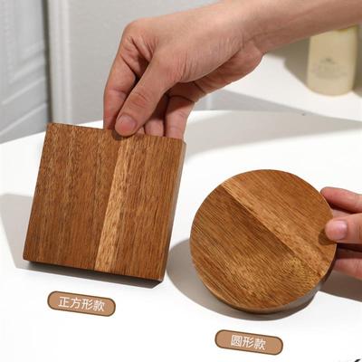 高级感实木杯垫加厚相思木