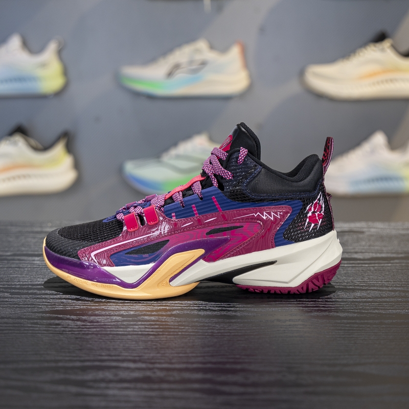 李宁儿童篮球鞋男大童2025新款先锋力 6 TEAM减震运动鞋YKBV052