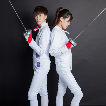 章牌击剑服装套装儿童击剑服三件套花佩剑服350N可参加比赛CE认在类目 运动/瑜伽/健身/球迷用品, 击剑运动, 花剑系列, 花剑剑服中 - 来自Buy2taobao.com提供专业的淘宝代购服务
