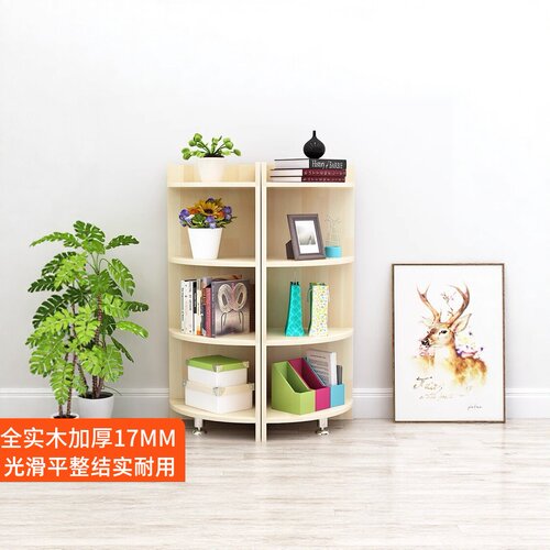 全实木三角置物架转角柜书柜转角