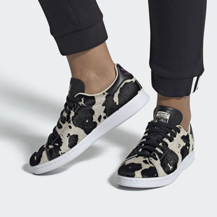 Smith Adidas 阿迪达斯正品 三叶草Stan FV3087 女子低帮运动休闲鞋