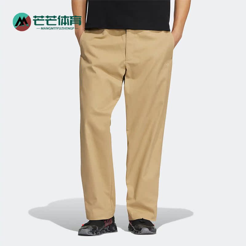 阿迪达斯男运动透气工装长裤