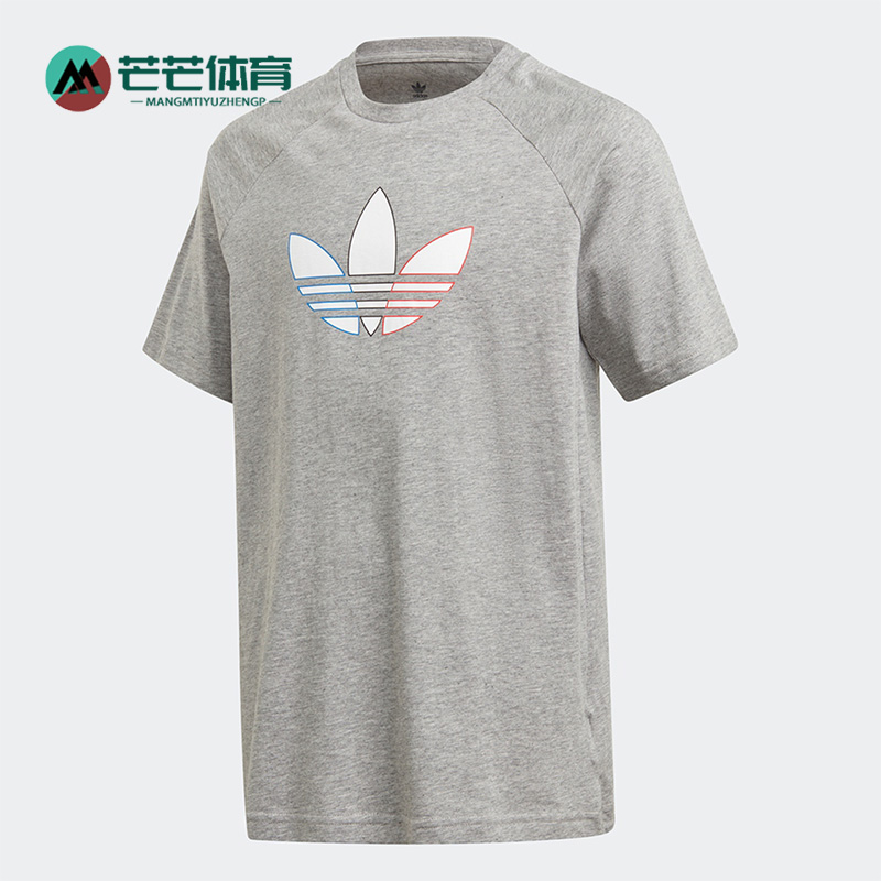 Adidas/阿迪达斯三叶草大童短袖