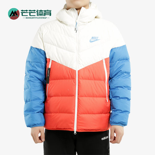 耐克男子连帽梭织运动羽绒服