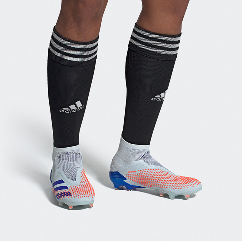 Adidas/阿迪达斯正品猎鹰PREDATOR 20+ FG长钉真草足球鞋 EH2861