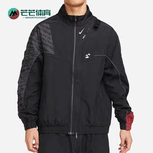 男子印花立領(lǐng)休閑運(yùn)動(dòng)梭織夾克外套 Nike 耐克正品 新款 010 CZ4669
