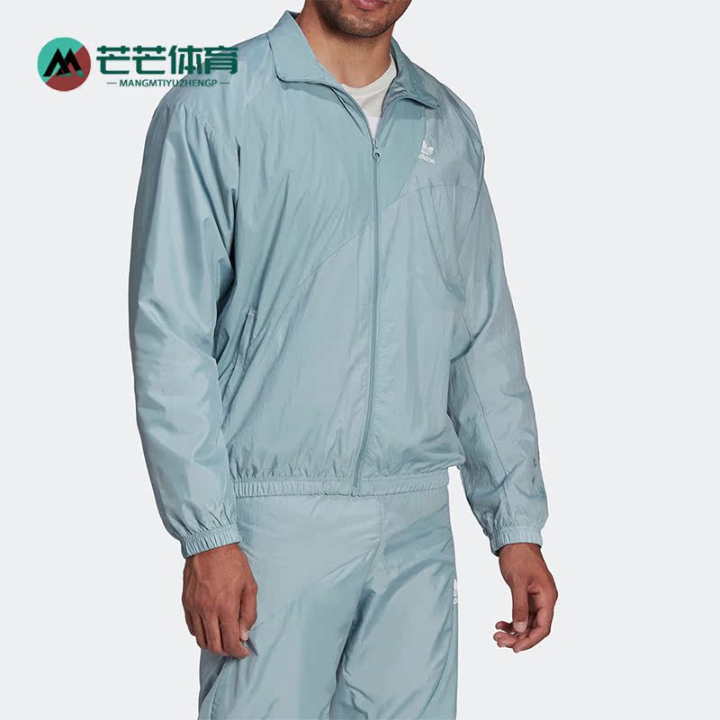 阿迪达斯三叶草男子运动立领夹克