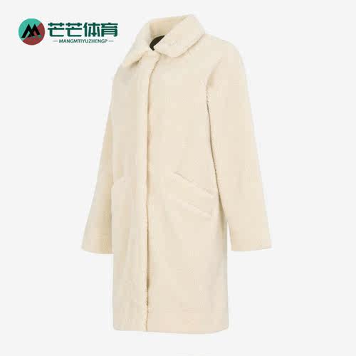 耐克女仿羊羔绒运动翻领外套