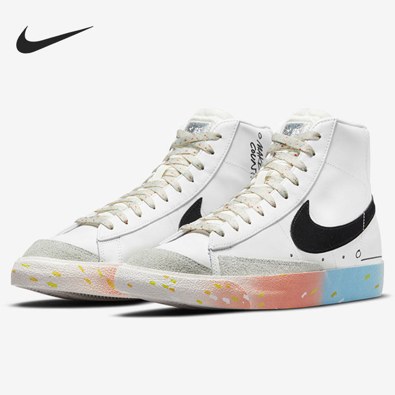 Nike/耐克正品男子开拓者BLAZER MID高帮休闲板鞋DJ4278-101,运动鞋new,板鞋,淘宝优惠券,粉丝福利购,淘宝优惠卷