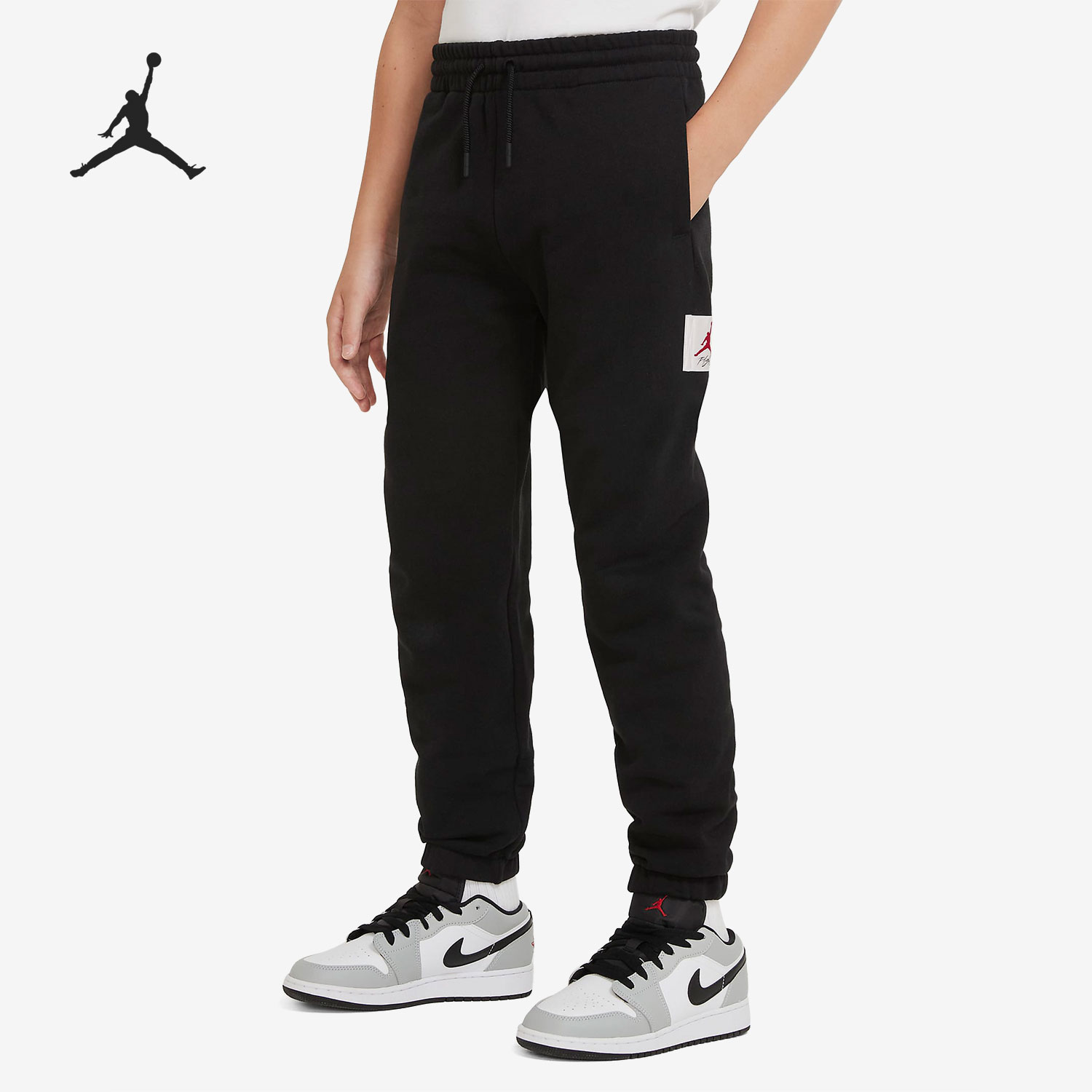 Nike/耐克正品JORDAN休闲大童时尚运动束口长裤 DQ8753-010