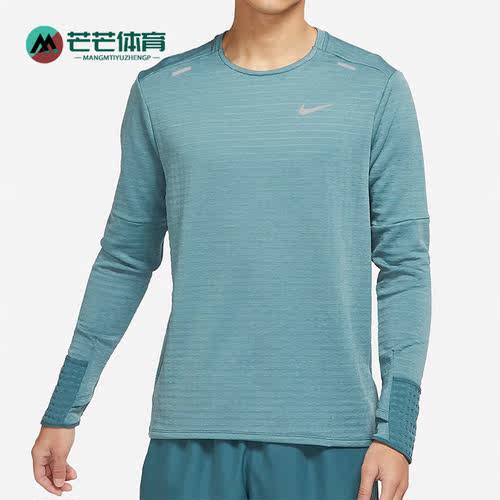 耐克男子加绒保暖跑步上衣