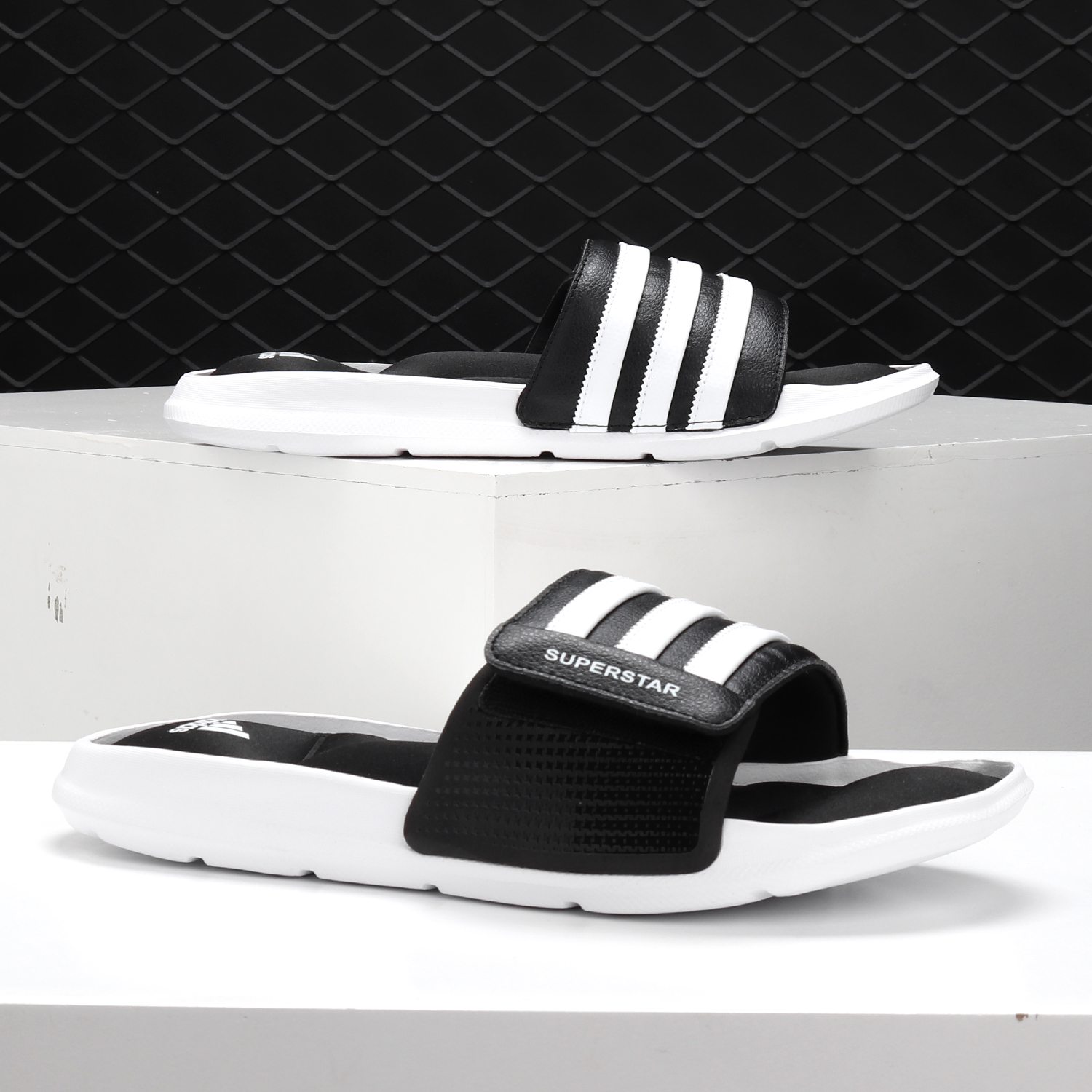 阿迪达斯男子休闲拖鞋