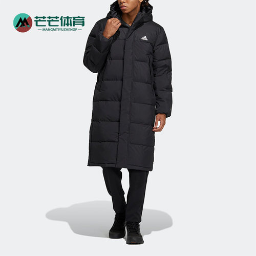 连帽羽绒服阿迪达斯正品男女运动