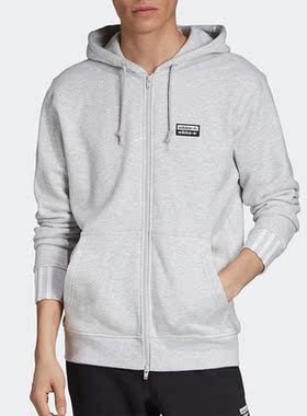 Adidas/阿迪达斯正品三叶草 VOCAL FZ HOODY 男子连帽外套 ED7232