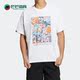 运动短袖 Adidas HR6452 新款 三叶草男女同款 阿迪达斯正品 夏季