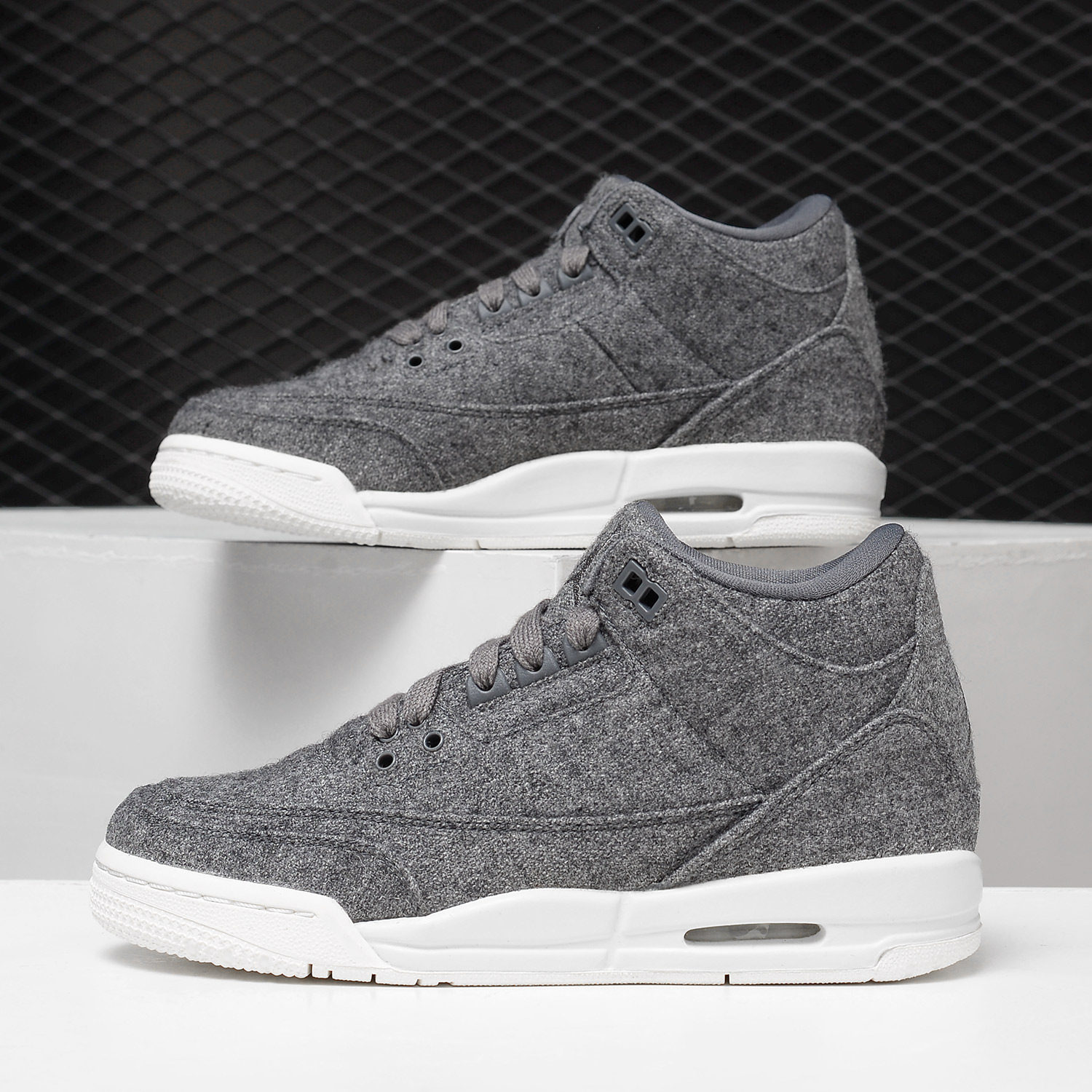 Nike/耐克正品Air Jordan 3 Dark Grey AJ3 乔3 儿童运动鞋861427