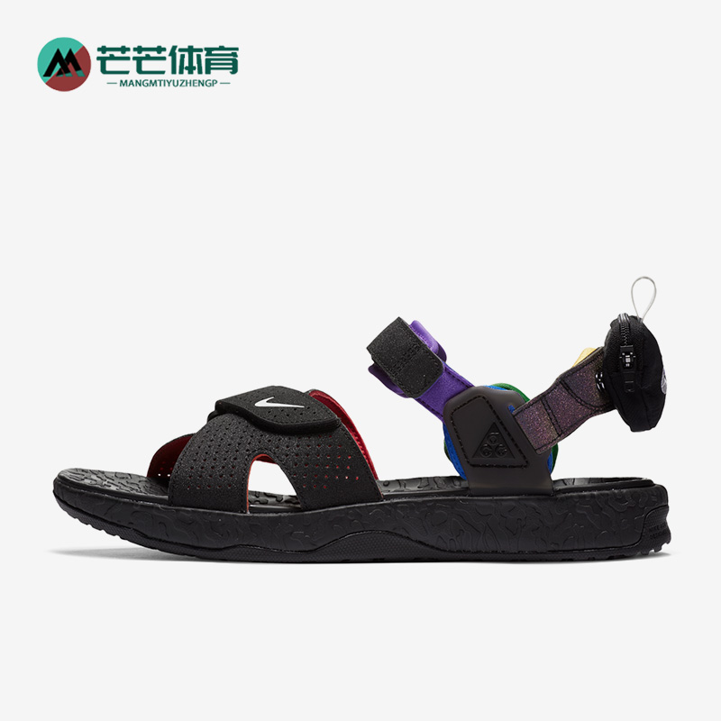 Nike/耐克正品运动男女沙滩休闲户外魔术贴凉鞋CU9189-900