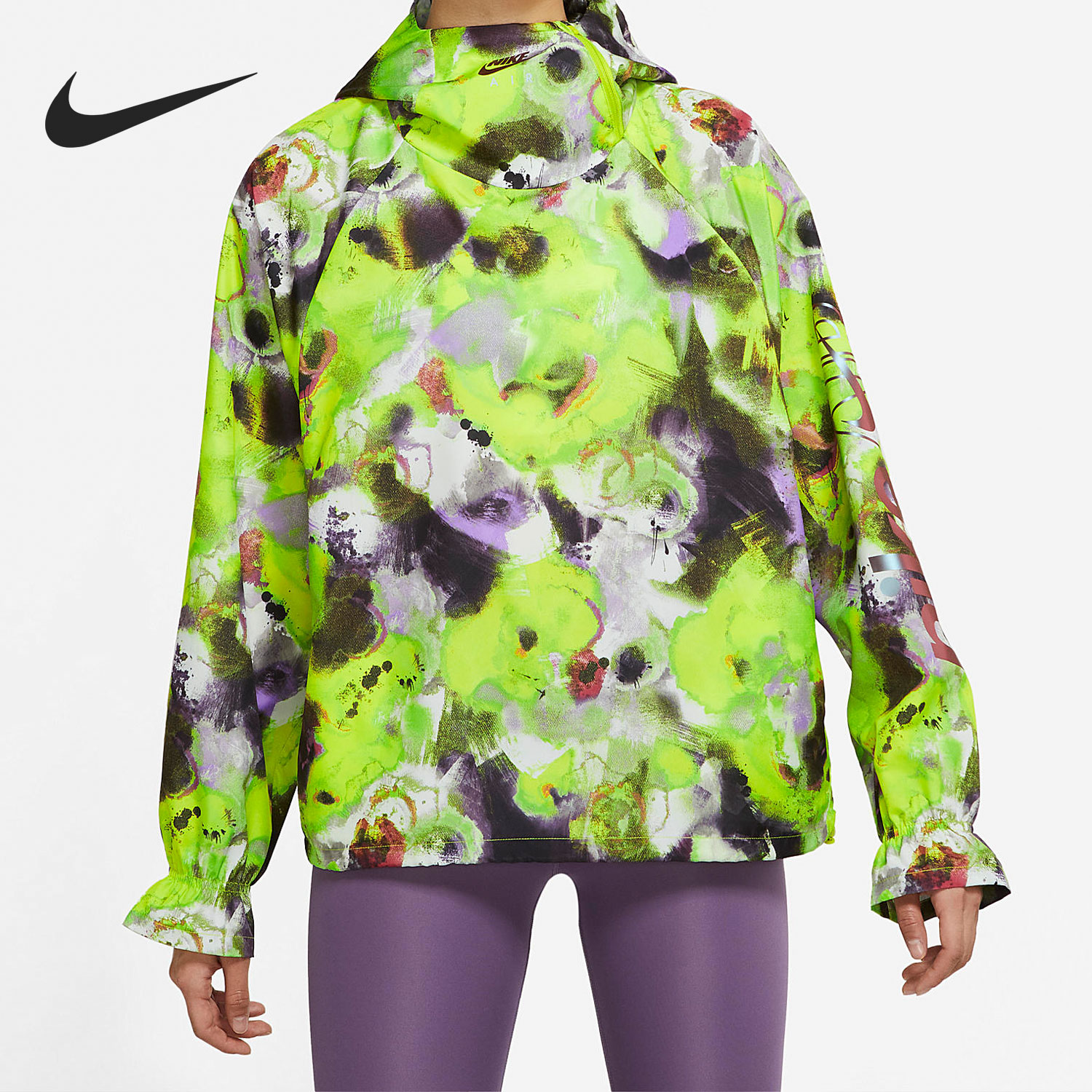 耐克扎染潮流女子休闲健身夹克