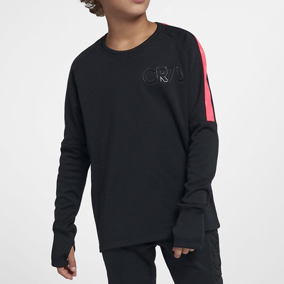 Nike/耐克正品儿童男CR7套头衫加绒C罗圆领运动休闲卫衣 AA9890