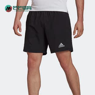 Adidas 夏季 男子运动休闲透气梭织五分裤 H58586 阿迪达斯正品