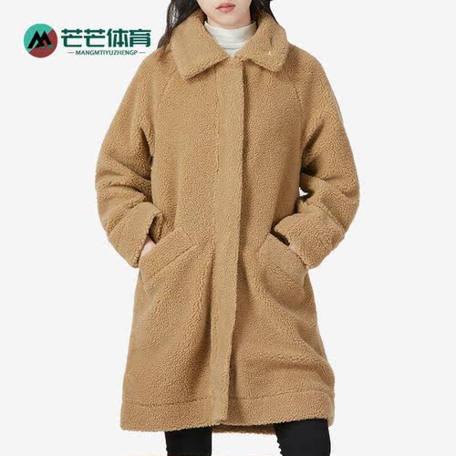 耐克女休闲仿羊羔绒外套