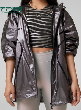 Adidas/阿迪达斯正品新款女子SMC运动休闲时尚连帽夹克外套H09046