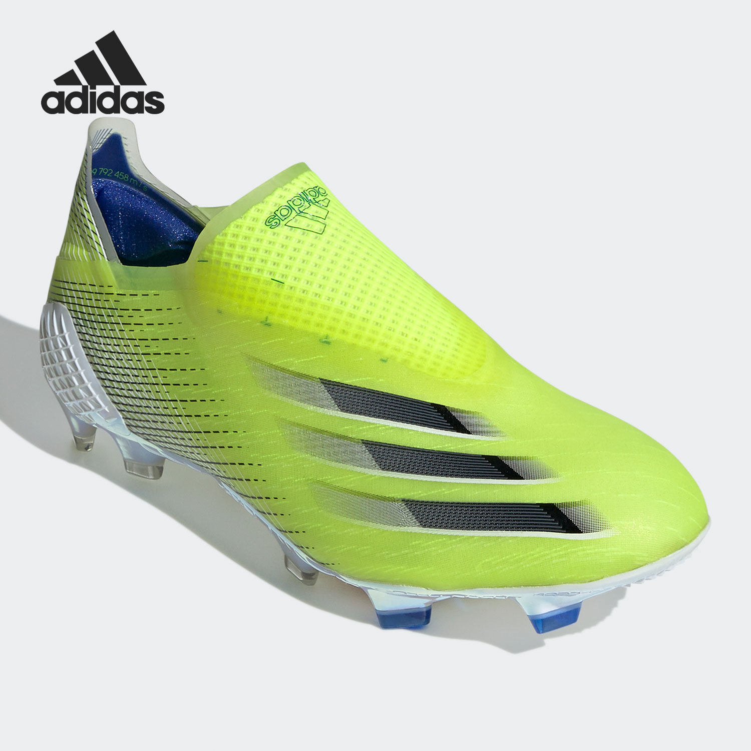 Adidas/阿迪达斯正品男子X GHOSTED + FG长钉无鞋带 足球鞋FW6911