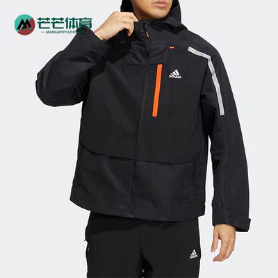 阿迪达斯男运动透气连帽外套