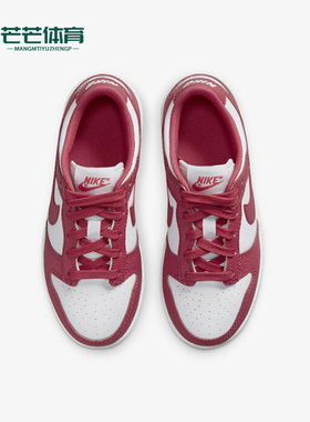 Nike/耐克正品新款Dunk Low 复古运动儿童时尚低帮板鞋DC9564-111