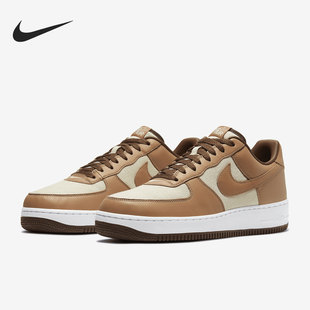 Force Low Nike DJ6395 Air AF1浅焦糖空军低帮板鞋 100 耐克正品