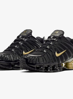 Nike/耐克正品SHOXTL内马尔联名黑金气柱运动跑步鞋BV1388