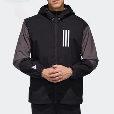 Adidas正品男子运动休闲梭织夹克