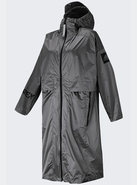 Adidas/阿迪达斯正品新款女子休闲防风长款夹克外套 GN1886